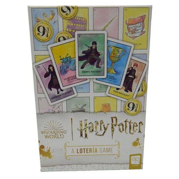 Harry Potter Wizarding World A Lotería Game By TheOp With 54 Cards & 100 Tokens - Picture 1 of 11